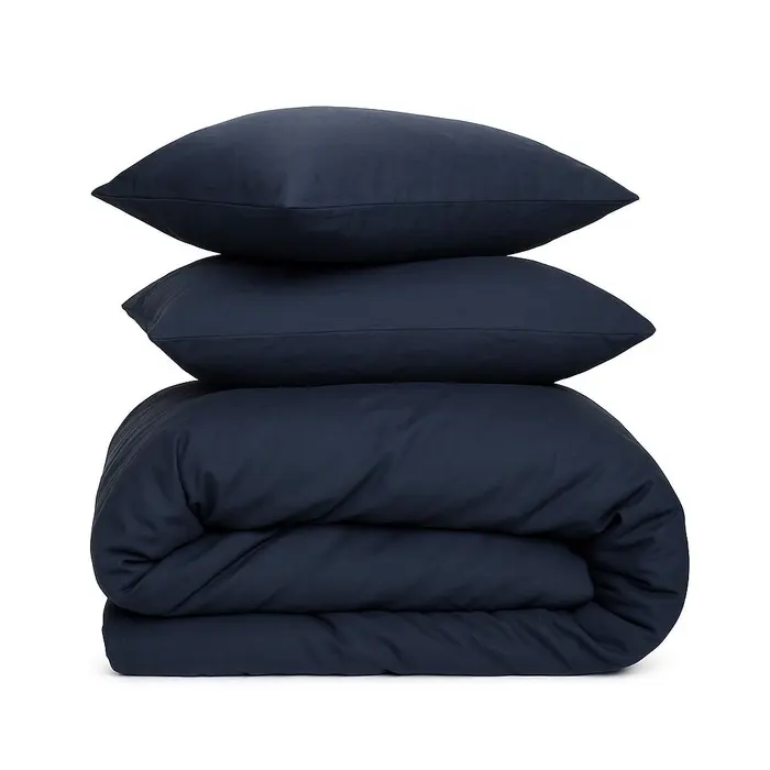 סט מצעים מלא - סאטן כחול