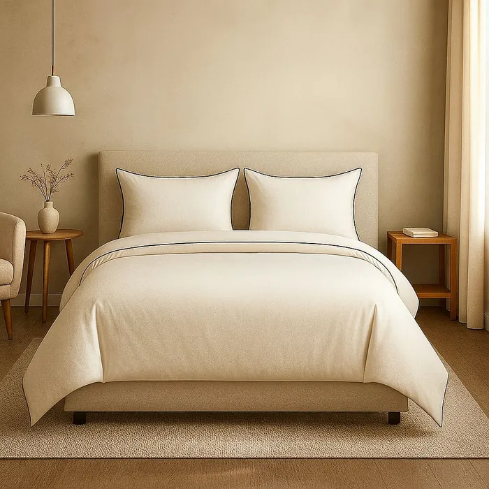 סט סאטן יוקרתי I פייפינג שמנת