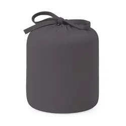 סט מצעים ג'רסי אפור כהה