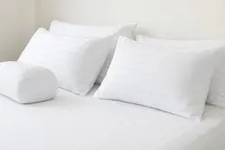 סט מצעים סאטן פסים בית מלון