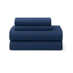 סט מצעים סאטן כחול