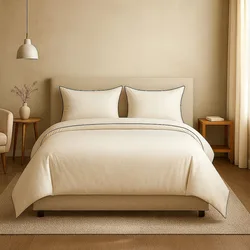 סט סאטן יוקרתי I פייפינג שמנת