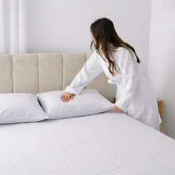 סט סאטן קלאסי I אפור בהיר