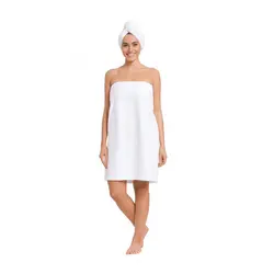 מגבת עם סגירת סקוץ- 100% כותנה