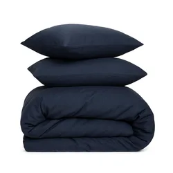 סט סאטן קלאסי I כחול