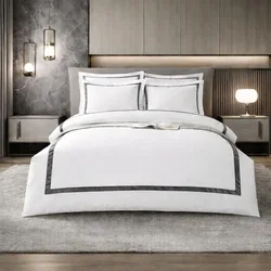 סט 100% כותנה סאטן I דגם עדן אפור