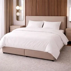 סט ג'רסי פרימיום 100% כותנה סרוקה I לבן